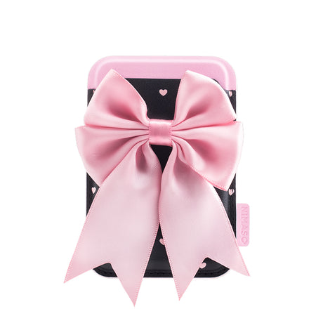 Nimaso Pink Bow MagSafe Wallet with Elegant Design