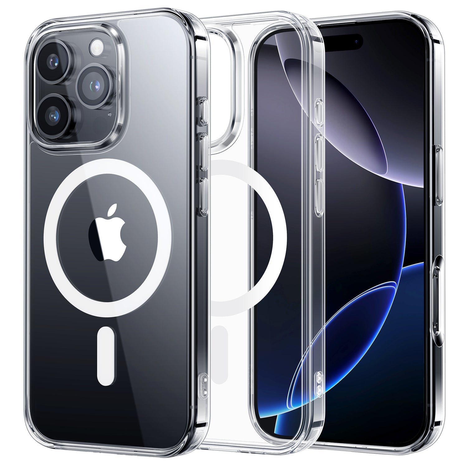 NIMASO Magnetic Clear Case for iPhone 16 Pro Max