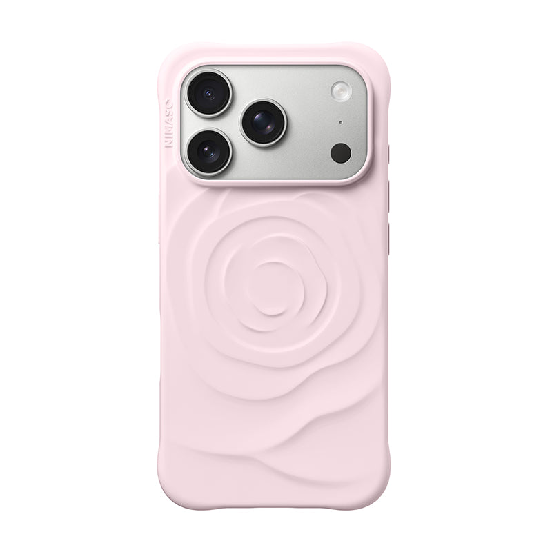 Nimaso Pastel Rose iPhone Case for iPhone 17 / 17 Pro / 17 Pro Max / Air-Pink