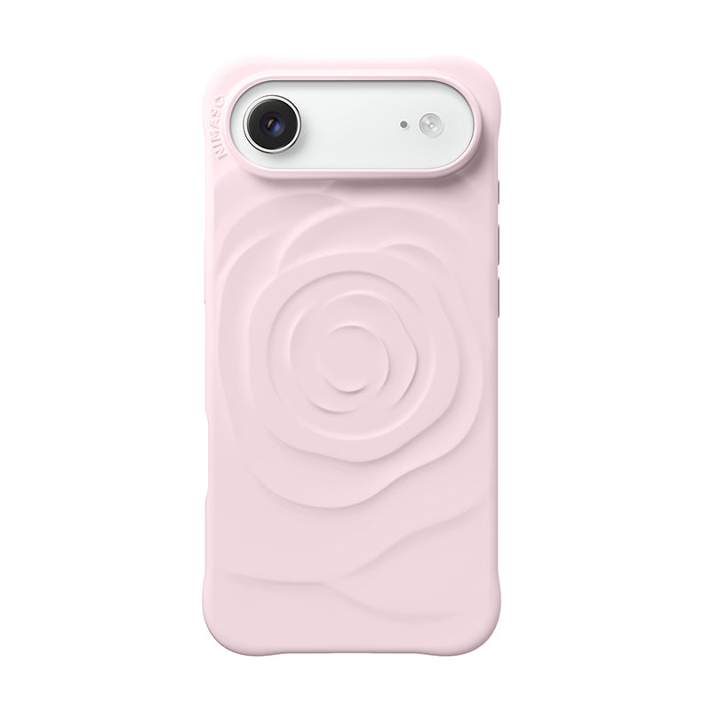 Nimaso Pastel Rose iPhone Case for iPhone 17 / 17 Pro / 17 Pro Max / Air-Pink