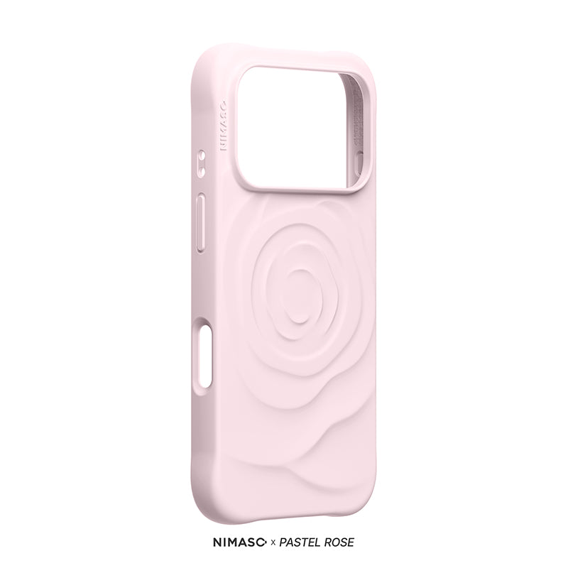 Nimaso Pastel Rose iPhone Case for iPhone 17 / 17 Pro / 17 Pro Max / Air-Pink