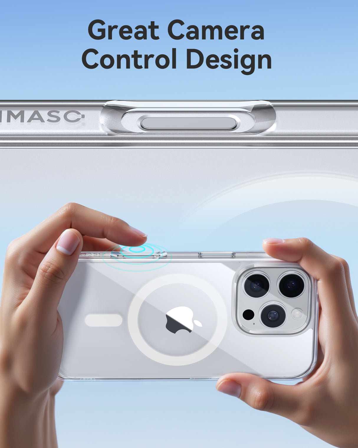 NIMASO Magnetic Clear Case for iPhone 16 Series, MagSafe, Shockproof, Slim & Anti-Yellowing