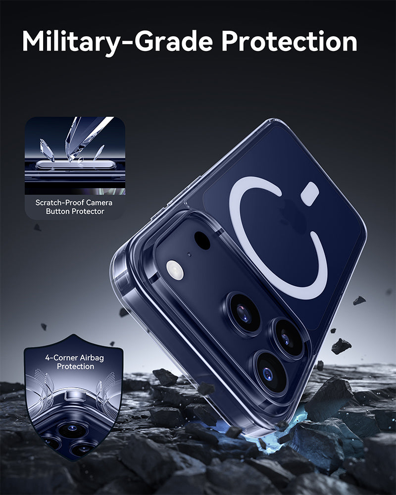 NIMASO Clear MagSafe Phone Case for iPhone 17 / 17 Pro / 17 Pro Max / Air