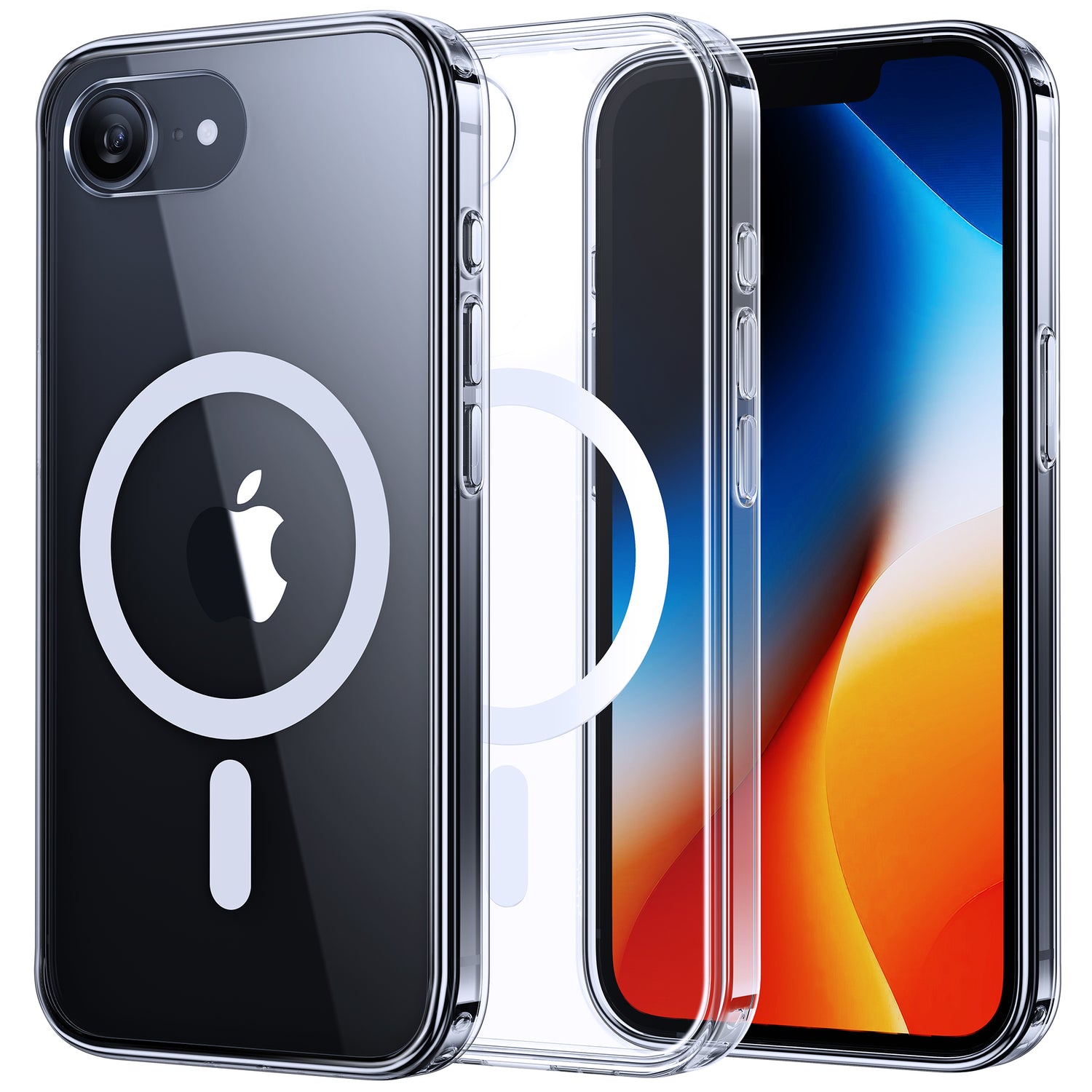 NIMASO Magnetic Clear Case for iPhone 16 Series, MagSafe, Shockproof, Slim & Anti-Yellowing