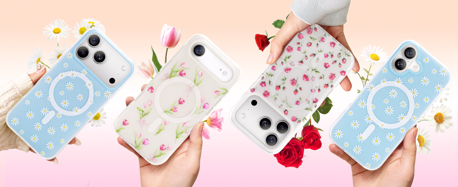 Elegant Tulip iPhone Case Custom Image