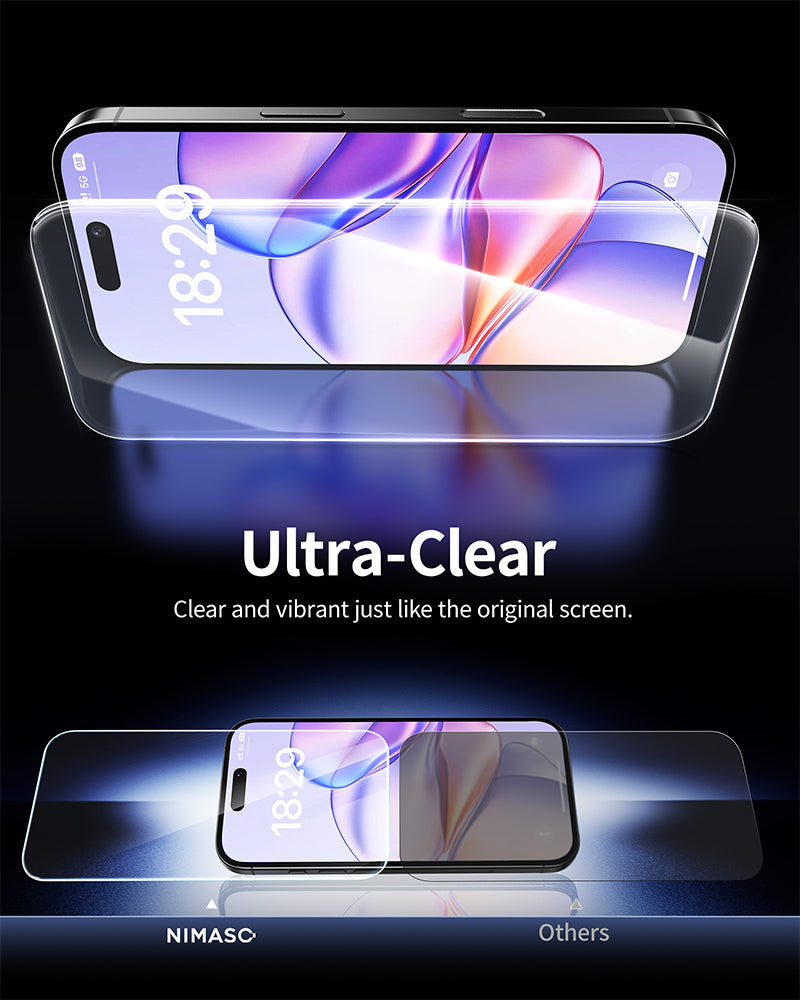 NIMASO HD iPhone Screen Protector for iPhone 17 / 17 Pro / 17 Pro Max / Air