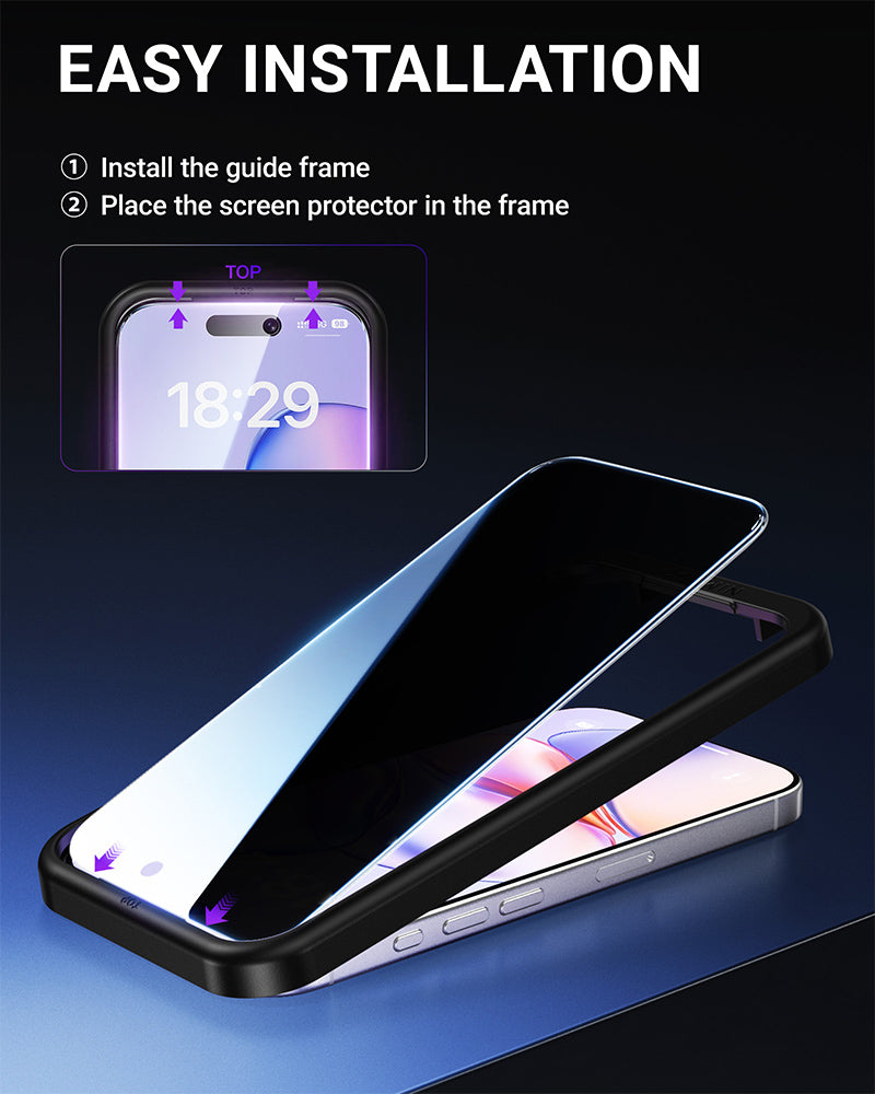 NIMASO Privacy iPhone Screen Protector for iPhone 17 / 17 Pro / 17 Pro Max / Air