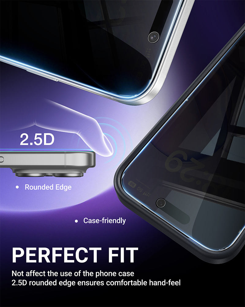NIMASO Privacy iPhone Screen Protector for iPhone 17 / 17 Pro / 17 Pro Max / Air