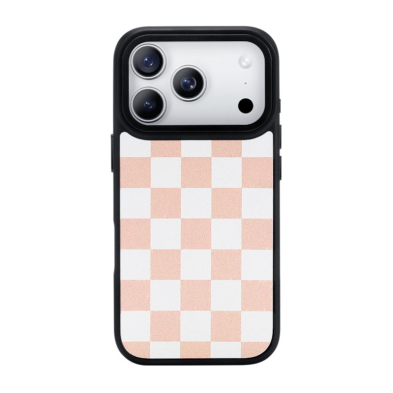 NIMASO Pink Checkerboard MagSafe Case for iPhone 17 Pro