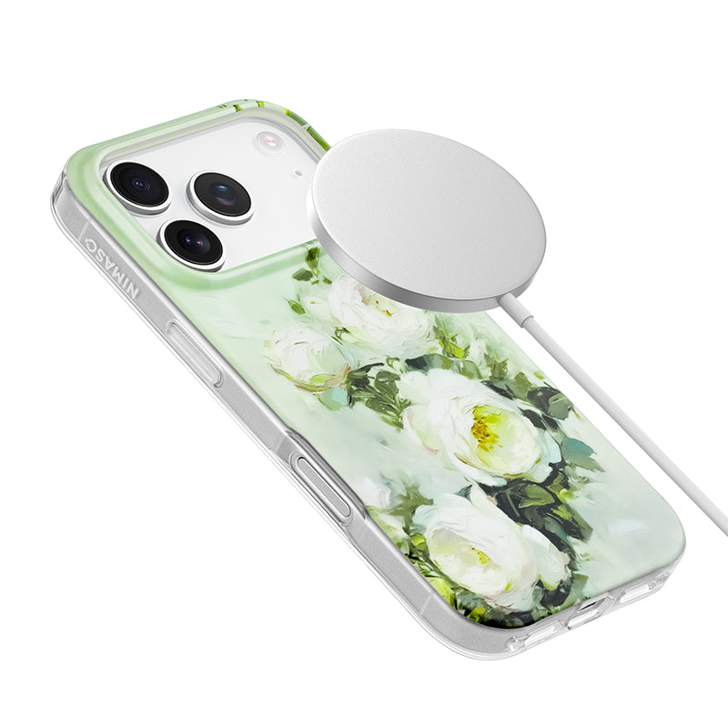 Nimaso Oil Painting Rose MagSafe Phone Case for iPhone 17 / 17 Pro / 17 Pro Max / Air