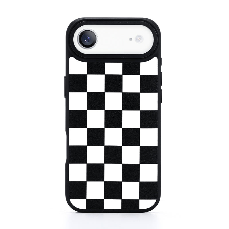 Nimaso Classic Checkerboard MagSafe Phone Case for iPhone 17 / 17 Pro / 17 Pro Max / Air-Black