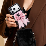 Nimaso Pink Bow MagSafe Wallet