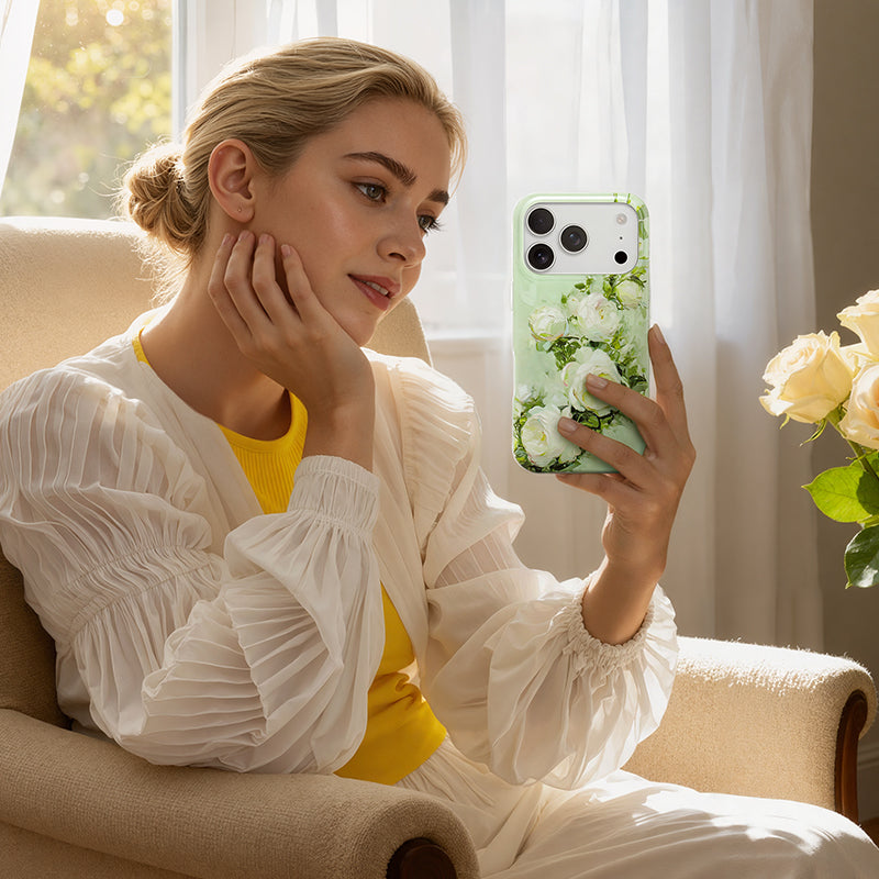 Nimaso Oil Painting Rose MagSafe Phone Case for iPhone 17 / 17 Pro / 17 Pro Max / Air