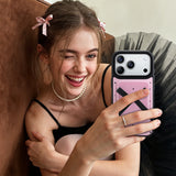 Nimaso Pink Polka Dots MagSafe Wallet