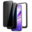 NIMASO 2.5D Privacy Screen Protector with Alignment Frame for iPhone 17
