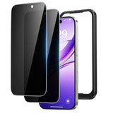 NIMASO 2.5D Privacy Screen Protector with Alignment Frame for iPhone 17
