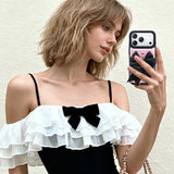 Nimaso Black Bow MagSafe Wallet