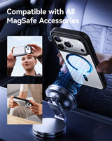 NIMASO Frosted Semi-Clear MagSafe Phone Case for iPhone 17 / 17 Pro / 17 Pro Max / Air-Black