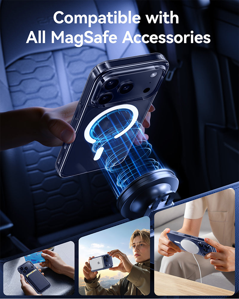 NIMASO Clear MagSafe Phone Case for iPhone 17 / 17 Pro / 17 Pro Max / Air