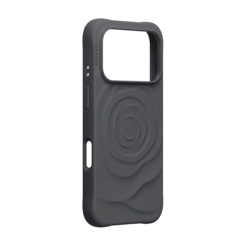 Nimaso Pastel Rose iPhone Case for iPhone 17 Pro / 17 Pro Max-Black