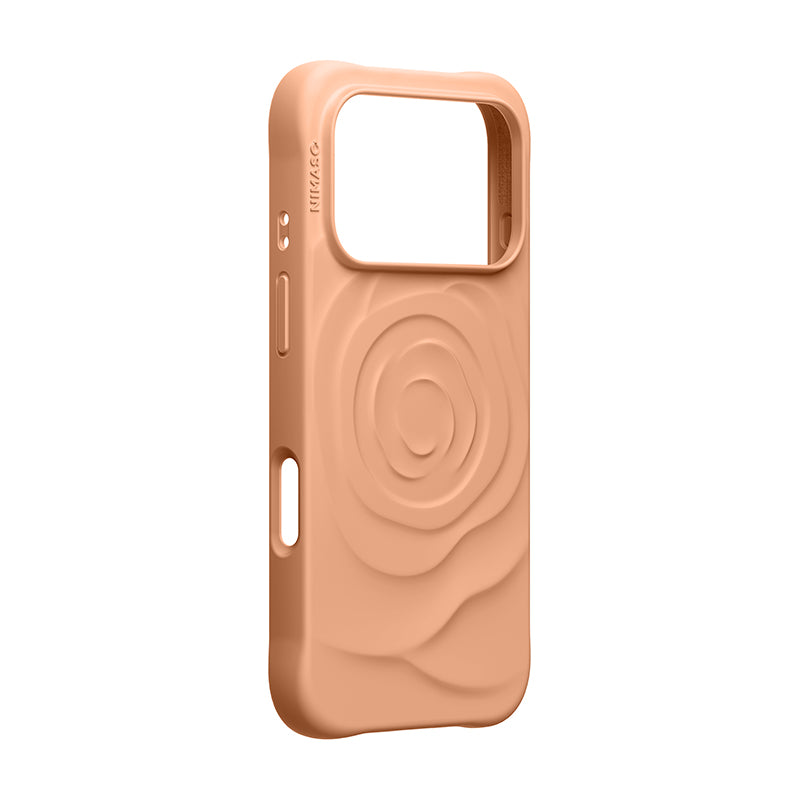 Nimaso Pastel Rose iPhone Case for iPhone 17 Pro/17 Pro Max-Orange