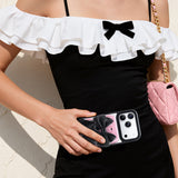 Nimaso Black Bow MagSafe Wallet