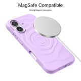 Nimaso Pastel Rose iPhone Case for iPhone 17-Purple