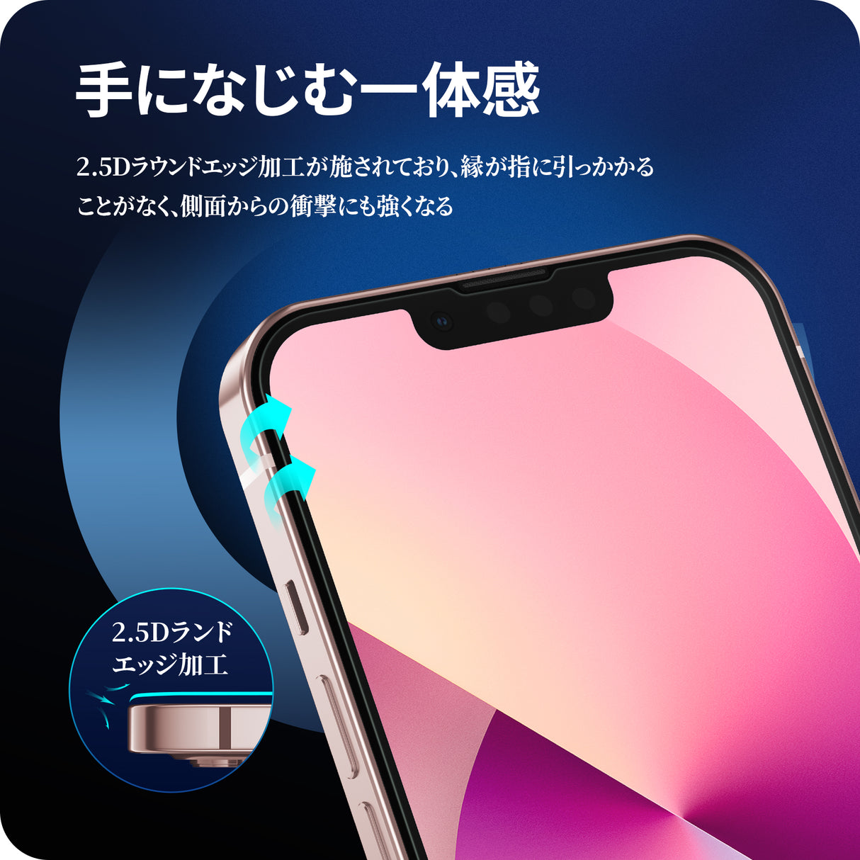 NIMASO iPhone 13 Mini Screen Protector, 2-Pack HD Tempered Glass with Easy Install