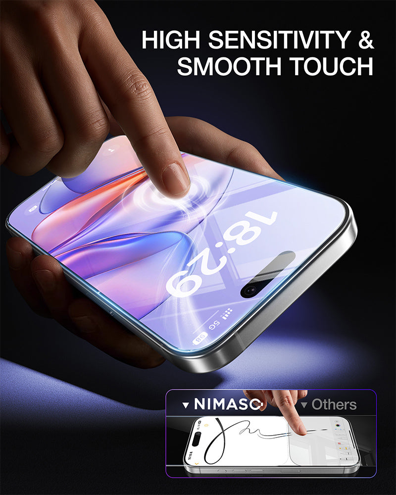 NIMASO HD iPhone Screen Protector for iPhone 17 / 17 Pro / 17 Pro Max / Air
