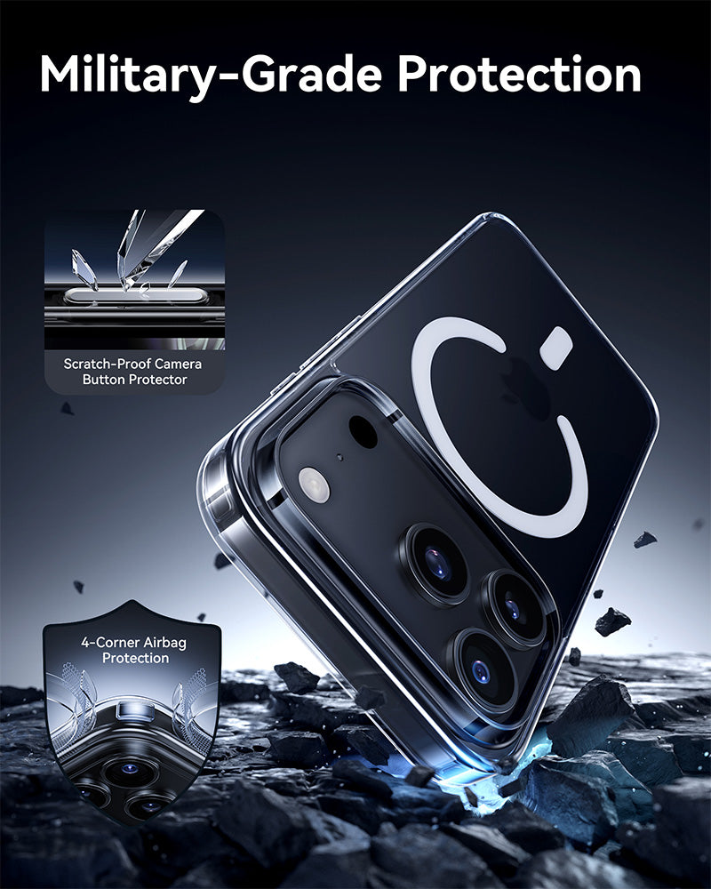 NIMASO Clear MagSafe Phone Case for iPhone 17 / 17 Pro / 17 Pro Max / Air