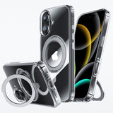 NIMASO for iPhone 16 Case with 360° Spin Magnetic Stand