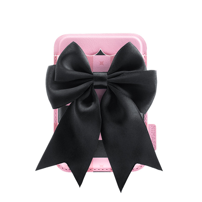 Nimaso Black Bow MagSafe Wallet
