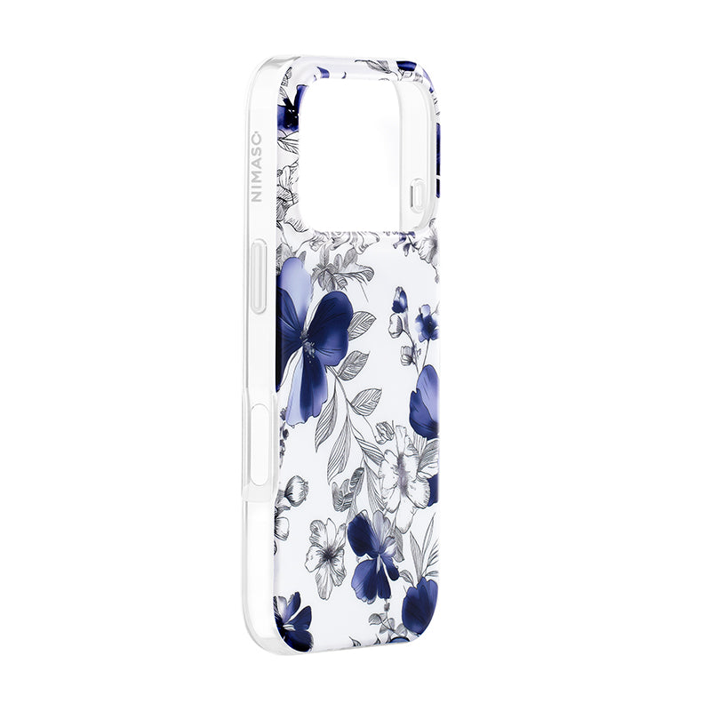 Nimaso Blue Orchid MagSafe Phone Case for iPhone 17 / 17 Pro / 17 Pro Max / Air