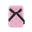 Nimaso Pink Polka Dots MagSafe Wallet with Bow