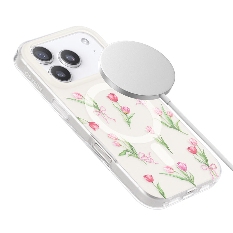 Nimaso Tulip MagSafe Phone Case for iPhone 17 / 17 Pro / 17 Pro Max / 17 Air