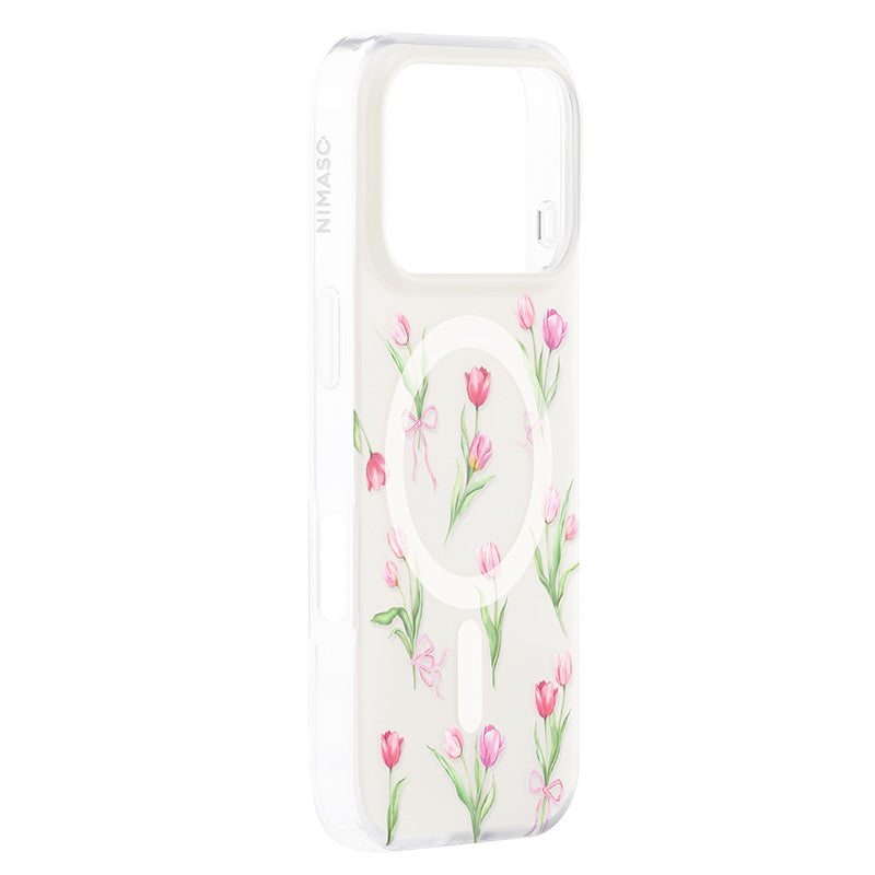 Nimaso Tulip MagSafe Phone Case for iPhone 17 / 17 Pro / 17 Pro Max / 17 Air