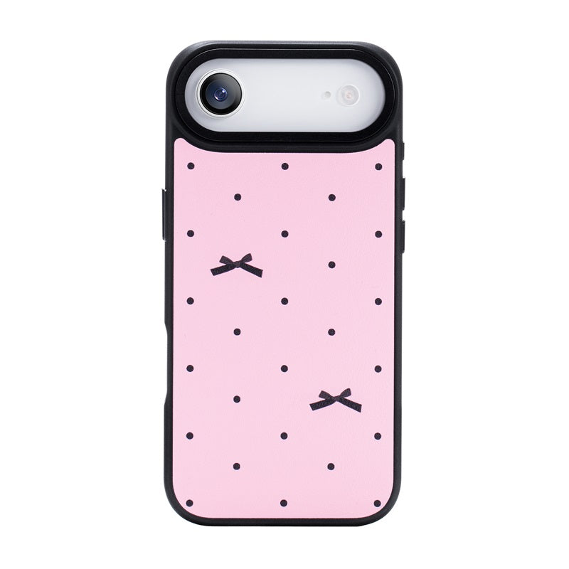 Nimaso Bow Print MagSafe Phone Case for iPhone 17 / 17 Pro / 17 Pro Max / Air-Pink