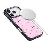Nimaso Bow Print MagSafe Phone Case for iPhone 17 / 17 Pro / 17 Pro Max / Air-Pink
