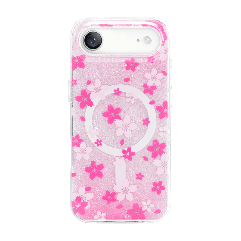 Nimaso Sparkling Cherry Blossom MagSafe Phone Case for iPhone 17 / 17 Pro / 17 Pro Max / Air
