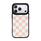 Nimaso Classic Checkerboard Phone MagSafe Case for iPhone 17 / 17 Pro / 17 Pro Max / Air-Pink