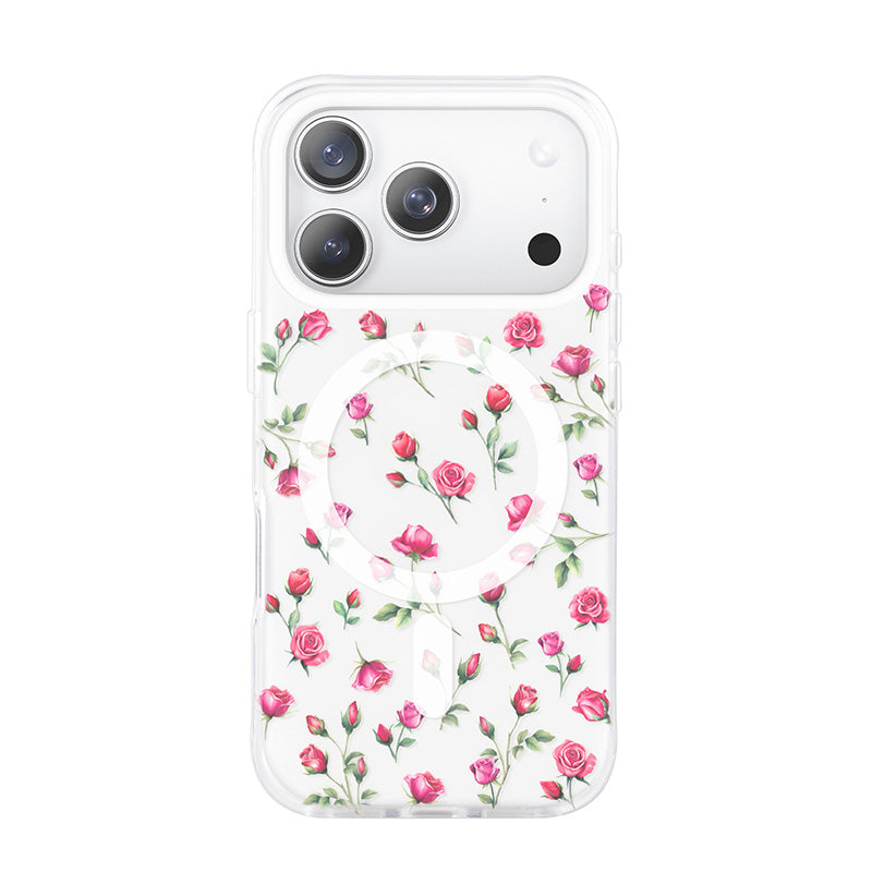 Nimaso Romatic Rose MagSafe Phone Case for iPhone 17 / 17 Pro / 17 Pro Max / Air