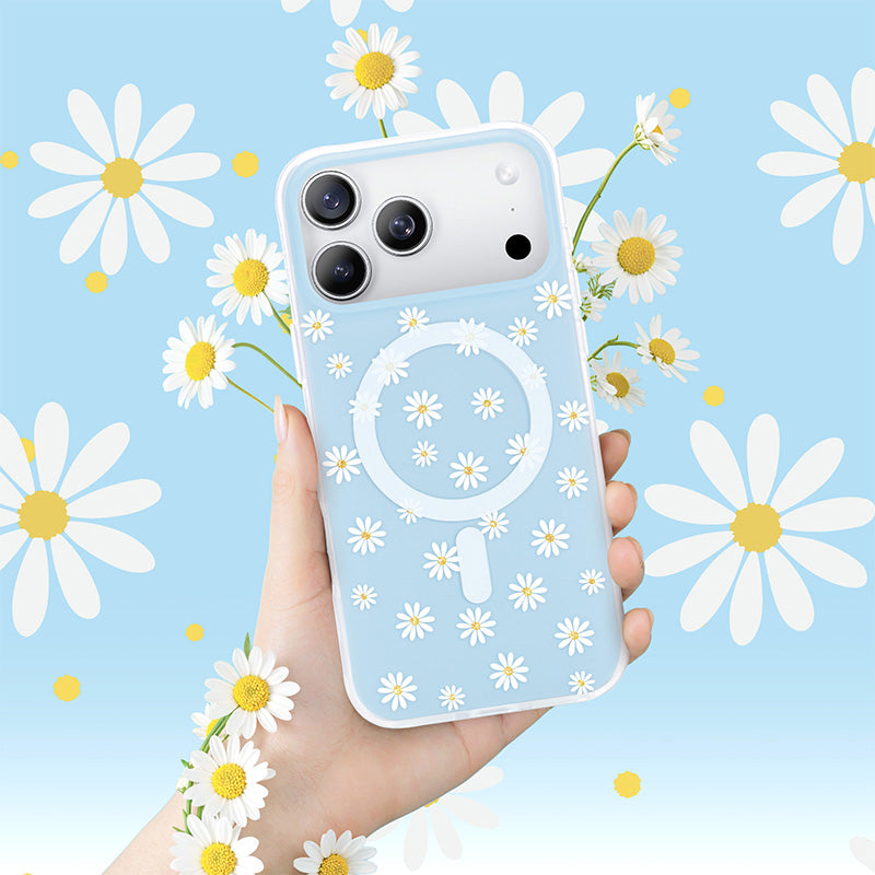 Nimaso Sunny Daisy MagSafe Phone Case for iPhone 17 / 17 Pro / 17 Pro Max / Air