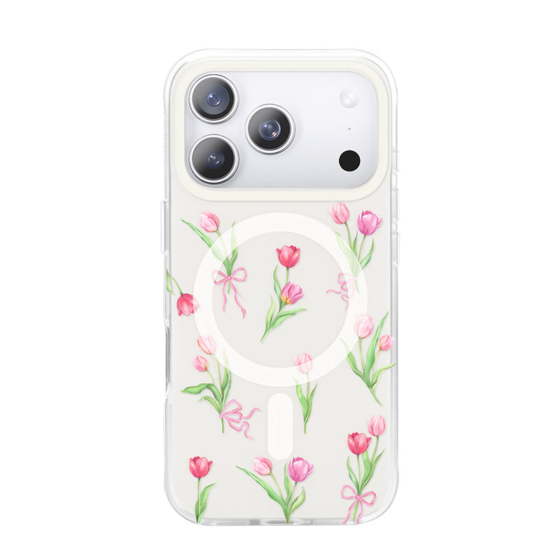 Nimaso Tulip MagSafe Phone Case for iPhone 17 / 17 Pro / 17 Pro Max / 17 Air