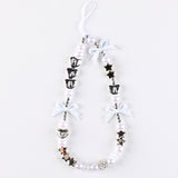 NIMASO Phone Strap with Ribbon and Heart Charm attachment