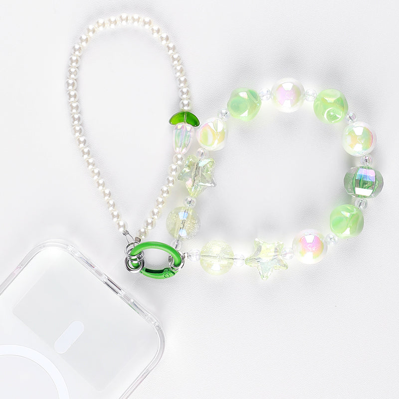 NIMASO Double Bead Phone Lanyard with elegant bead design
