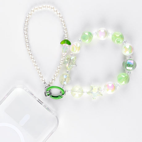 NIMASO Double Bead Phone Lanyard with elegant bead design