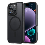 NIMASO Magnetic Matte Case for iPhone 16 Series, MagSafe, Shockproof, Slim Black Cover