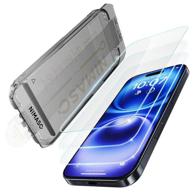 iPhone 16/16 Plus 2.5D Half Cover HD Tempered Film 6.1/6.7″
