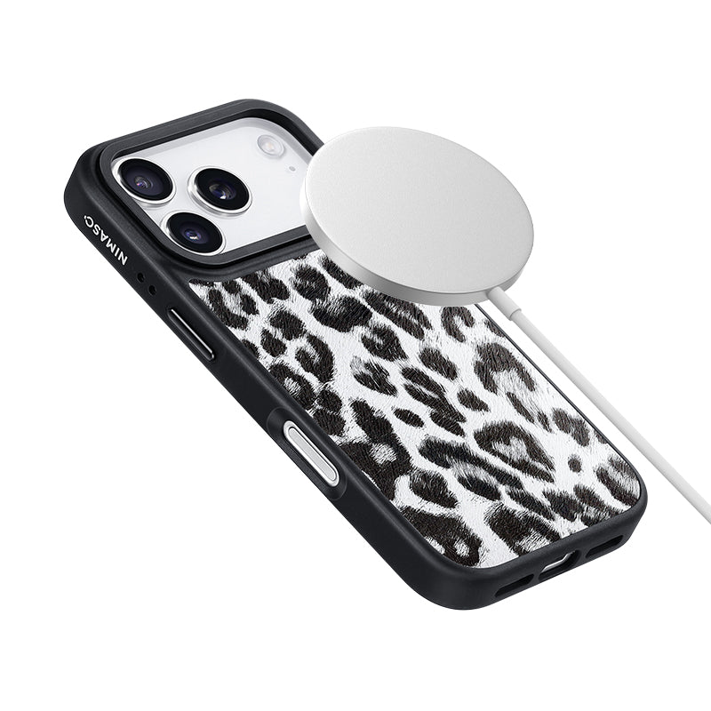 Nimaso Snow Leopard Print MagSafe Phone Case Phone Case for iPhone 17 / 17 Pro / 17 Pro Max / Air